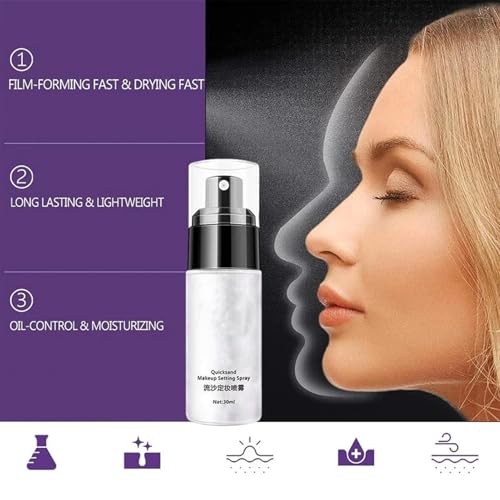 Spray Fijador De Maquillaje - Cosméticos Anti-Marrones Para Todo Tipo De Piel | Spray Para Fijar El Acabado Del Maquillaje Facial,Para Novia Mujeres Madre Esposa Boda Viajes Citas Escenario - imagen 9