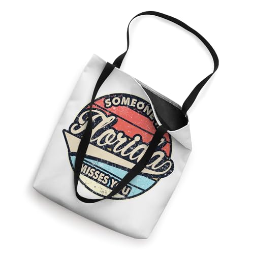 Someone In Florida Misses You US State Tote Bag miniatura 2