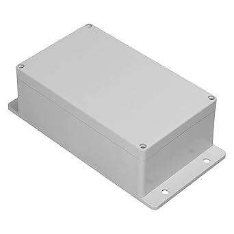 Wedinard Connection Enclosure, ABS Junction Box 75x120x200mm Easy Installation Durable for Indoor Outdoor