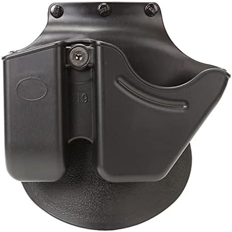 Cuff/Mag Combo Pouch Handcuff Case Magazine Pouch Open Top Handcuff Holder Quick Release Cuff Case Right Hand Paddle Handcuff case molle for Vest Belt Quick Release