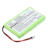 Tensione: 3.6V TECHTEK Batteria 500mAh compatibile con [Audioline] 591738, G61224XT00, Oyster 200, Oyster 500 sostituisce MU500D02C056