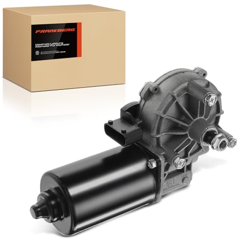 Frankberg 1x Wischermotor Scheibenwischermotor 4-Polig Vorne Kompatibel mit 3er Coupe E36 318 1996-1999 5er E39 520-540 M5 2000-2003 5er Touring E39 520-540 1996-2004 Replace# 67638360603
