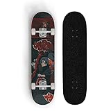 ZHILIN Anime Skateboard Uchiha Itachi 31 Inch Akatsuki Organization Teenager Skateboard Boy Four...