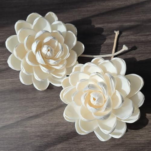 Difusor de flores madera natural Sacred Lotus 2 pcs miniatura 3