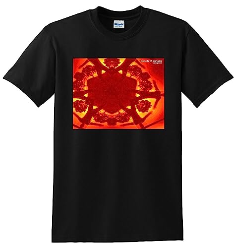 wowoAOreww Boards of Canada T Shirt geogaddi Vinyl cd Cover Small Medium L XL Black