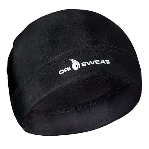 Image of Dri Sweat mens Full Coverage skull caps, Black
