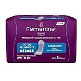 Depend Femenine Toalla Maxi para Incontinencia, Goteo Abundante, Absorción Dual para Flujo Menstrual y Orina, Paquete de 8...
