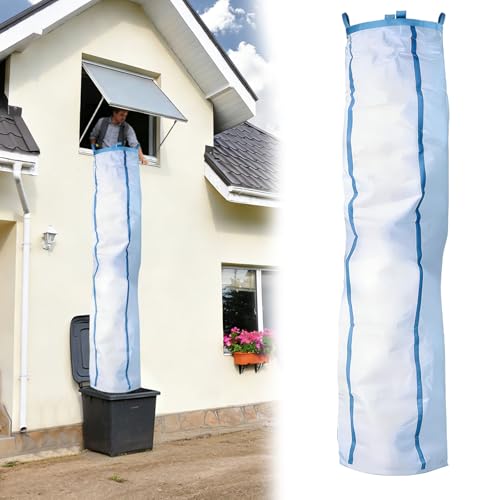 Schuttrutsche, Bauschuttrutsche, Staubreduzierung für Transport Kleine Bauabfälle und Hausmüll