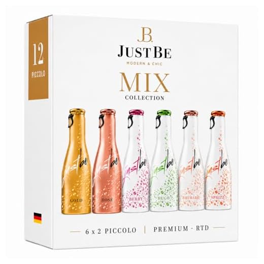 JUST BE Mix I Set aus verschiedenen Piccolo Wein + Wein Cocktails (12 x 0,2 L)
