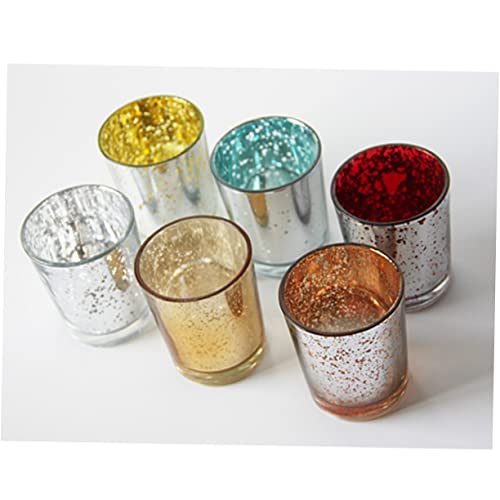 RORPOIR Small Candle Holders Valentine Scrunchies Home Decor Accessories Candle Shelf Tea Lights Candle Holder Candle Stand Valentines Candlesticks Dining Room Decor Glass Candelabra