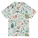 Cute Safari Animals Kids Bathing Suit UV Protection Kids Rash Guard Swimwears Football Shirt for Toddler Boy 9-10Y