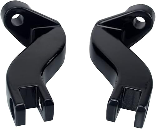 Miniatura 6 de WOWTK Kit de montaje de estribera del pasajero trasero de 0.394 in para Harley Touring Road King Road Glide Street Glide Electra Glide modelos