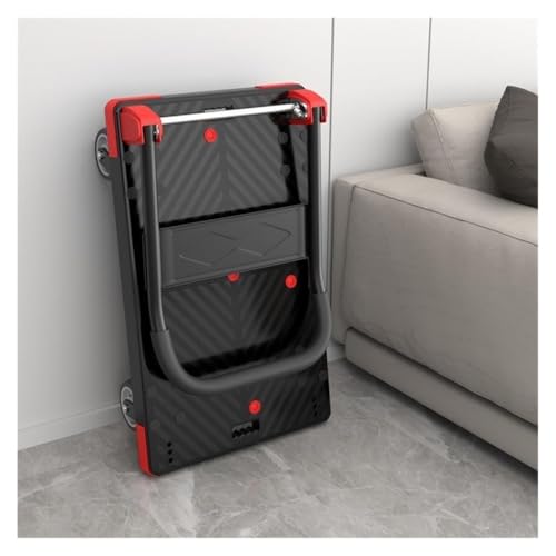 Carretilla plegable multiuso con ruedas silenciosas 5 pulg miniatura 3