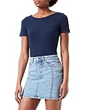 JACK&JONES Women's JJXX JXLESLEY Short HW AKM11A SN Skirt, Light Blue Denim, L