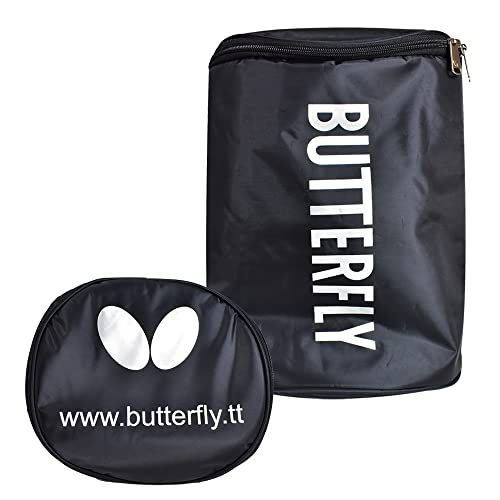 Butterfly Table Tennis Ball Bag – Holds More Than 200 40mm Ping Pong Balls – Great for Multi-Ball Training – Made of Polyester – Dimensions: 22.5cm X 22.5cm X 40cm – Professional Table Tennis Supplies