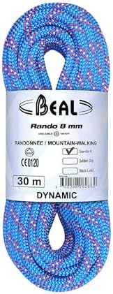 Beal Cuerdas Dobles y gemelas y Medias Rando 8 Mm X 30 M
