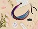 Kellegour Federhaarverlängerungs-Set,50 Stück Feder Extensions Strähnchen Bunt,Bunte Haarverlängerungs Set mit 100 Silikonring,Zange und Häkchen,Haarschmuck für Barparty,Halloween,Cosplay