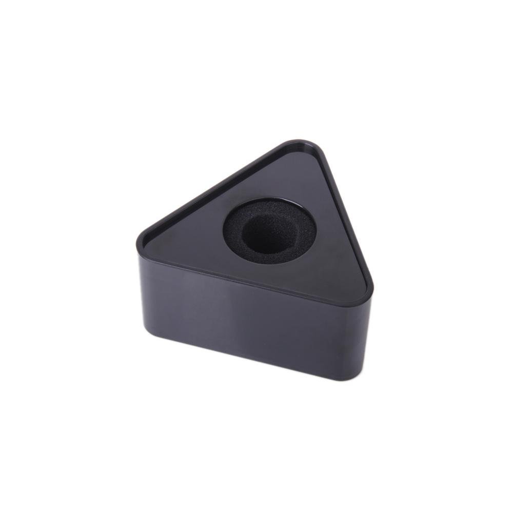 Generic ABS Injection Molding Triangular Microphone Station Logo -Black-image-7