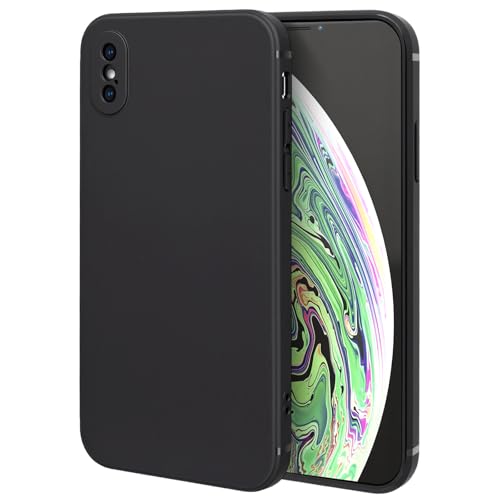 FanTEK Phone Case Compatible with iPhone X, iPhone Xs Case, Anti-Scratch & Fingerprint Phone Case Protective Cover, Matte Black