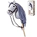Produktbild HOPPIHORSE Steckenpferd mit Trense - A3 - Hobby Horse mit Zügeln, Schultergurt, Schweif - hochwertiges Plüsch mit Langer Mähne - Silikongriff für besseren Halt - mit Geschenkverpackung