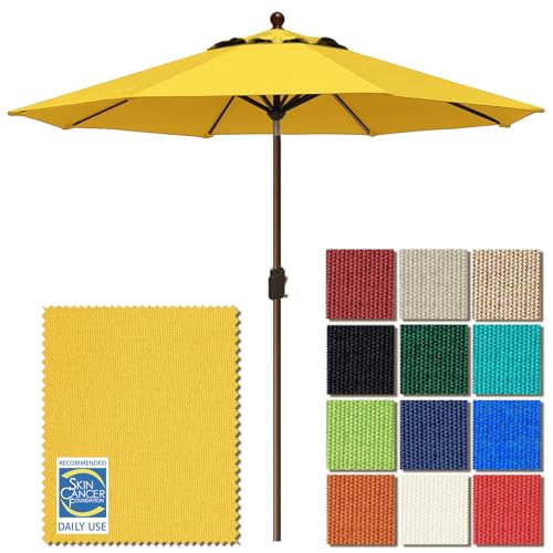 EliteShade USA 10-Year-Non-Fading 9Ft Market Umbrella Patio Umbrella Outdoor Table