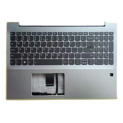 Pavé tactile et clavier Lenovo ideapad 720-15IKB de rechange avec coque argent US