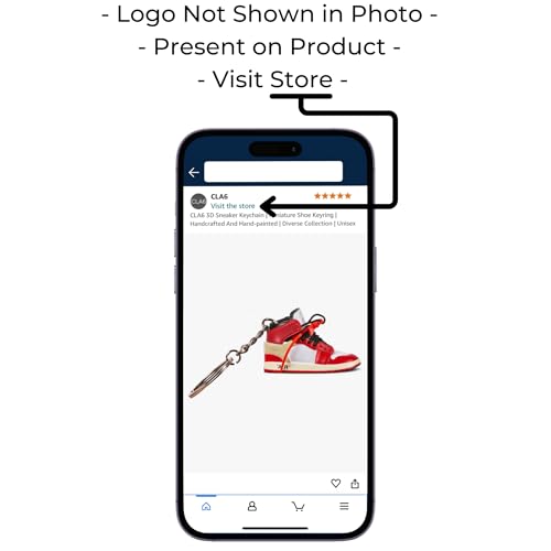 Image of CLA6 3D Sneaker Keychain | Miniature Shoe Keyring | Handcrafted And Hand-painted | Diverse Collection | Unisex