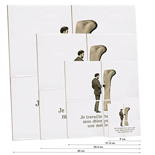 Carreaux céramique décoratifs 15x15 cm lot de 4 muraux pour passionnés de chiens