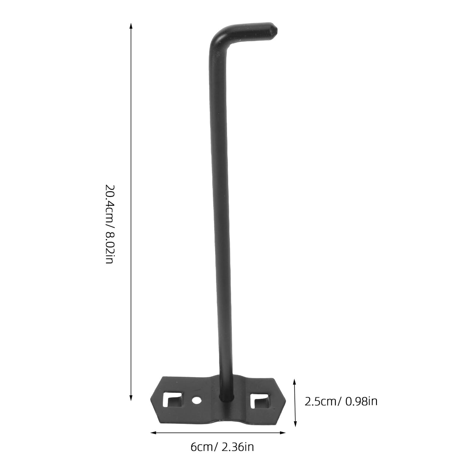 Healeved 10pezzi Ganci Quadrati in Metallo per Pannello Pz per Scaffale da Strumenti di Esposizione Resistenti per Negozio Laboratorio e Uso Domestico Installazione Facile Viti