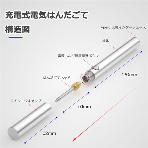 BluFied コードレスはんだごてキット の商品画像 4
