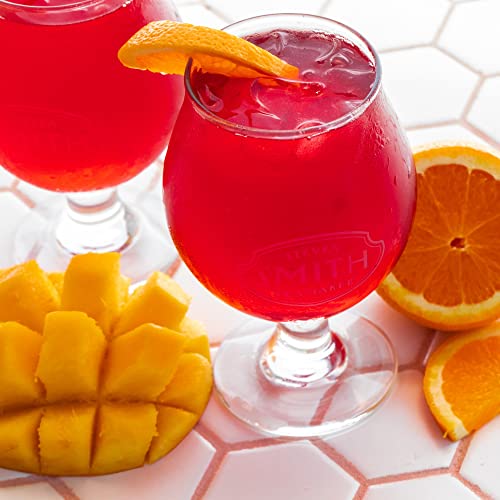 Smith Teamaker | Hibiscus Mango No. 42 Hibiscus Flowers, Orange Peel and Smooth Rooibos | Non-Caffeinated Herbal Iced Tea (10 Count - 1 Quart Sachets)