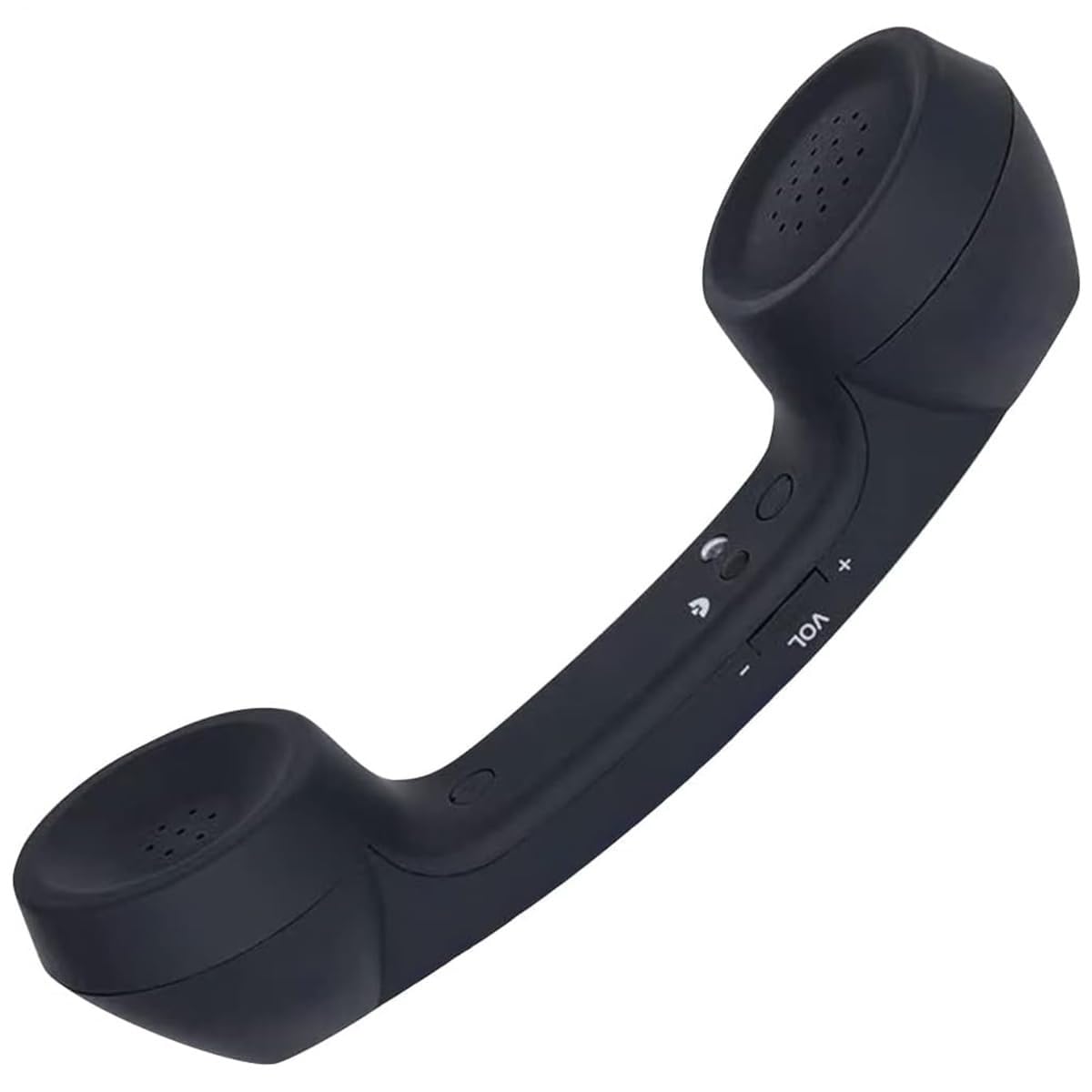 Retro Phone Handset with Wireless Bluetooth and USB Handsets for Cell Phones Radiation-Proof Comfortable Call (Black)