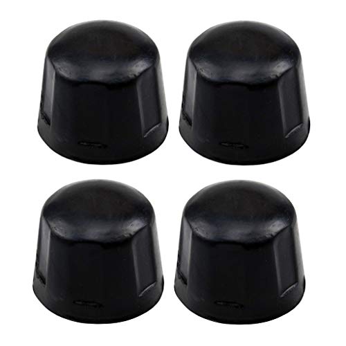 WPHMOTO 4PCS Rubber Dust Rims Cover Caps for 110cc 125cc 250cc ATV Quad Go Kart Wheels