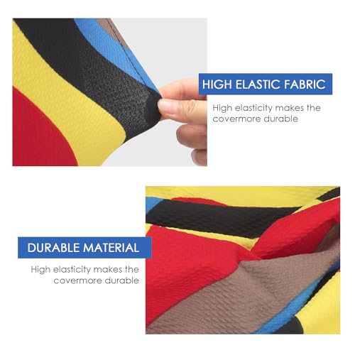 Travel Luggage Cover Suitcase Protector, Washable Suitcase Cover Fits 18-22 Inch Luggage, Elastic Suitcase Protective Cover (S, Corrugation)3