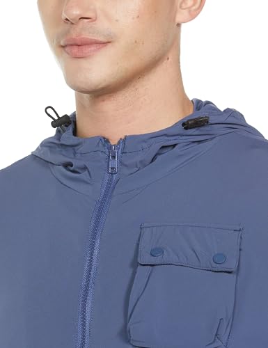 Image of Qube by Fort Collins Lightweight Jacket for Men with Hood - Fashionable, Light Winter Jacket for Casual Outerwear