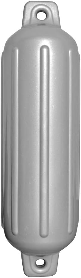 TAYLOR MADE PRODUCTS Taylor Made 282647 Storm Gard Inflatable Vinyl Fender - 8.5" x 27", Silver Mist