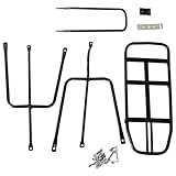 DeeRace 自転車荷台 リアキャリア 後付け 荷物ラック 自転車リアラゲッジカーゴラック 耐荷重75KG 自転車荷物貨物ラック 自転車リアフレーム 自転車荷物キャリア バイクラック マウンテンバイク 自転車アクセサリー 取り付けが簡単