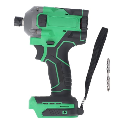 OPPWONG Llave de Impacto Inalámbrica, 550 N.m 406 Ft Lbs Motor sin Escobillas de Alta Torsión 21 V 0-3400 RPM Velocidad Variable con Luz LED Incorporada Pistola de Impacto