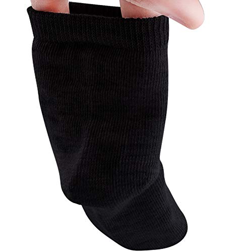 Image of Duufin 18 Pairs Toddler Crew Socks Mid Cut Kids Socks Mid Calf Toddler Socks