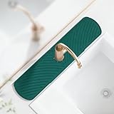 Faucet Mat for Kitchen Sink, Ultra Absorbent Splash Shield, Diatomite Stone Basin Tray, Kitchen Spatter Guard, Faucet Absorbing Pad for Bathroom Counter