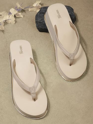 Image of Bata Women's Thong Flip-Flop Slippers - Comfortable, Trendy Casual Footwear for Everyday Wear in Stylish Design