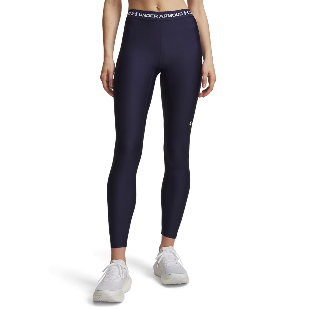 Under Armour UA HeatGear Legging - Midnight Navy / / White - MD