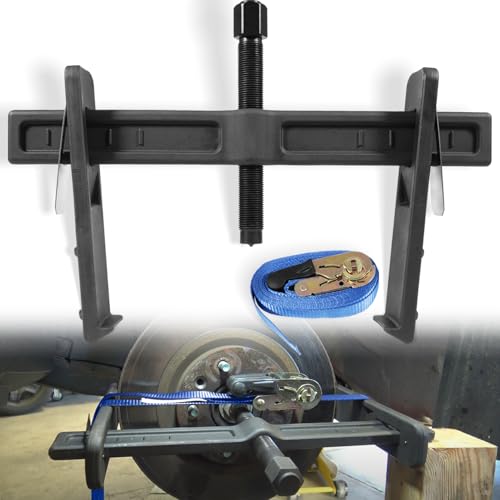 Brake Drum and Rotor Puller Tool 6980 Heavy Duty Hub Puller for Removing Drums Rotors Flywheels and Pulleys Precision Automotive Repair Tool for Wheel Hub and Gear Service Complete Puller Kit