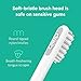 quip Adult Electric Toothbrush - Sonic Toothbrush with Travel Cover & Mirror Mount, Soft Bristles, Timer, and Metal Handle - Silver