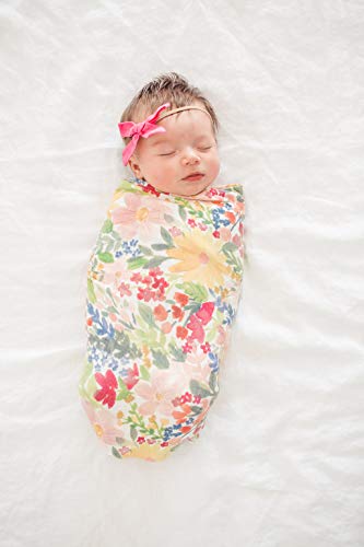 Image of Copper Pearl Swaddle Blankets for Newborns | Soft Stretchy Receiving Blankets for Boys and Girls | Large 46 x 46 Inch Baby Blankets | Lightweight and Breathable Swaddles | Lark