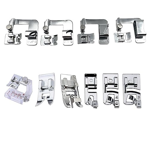 Set de 9 Piezas Prensatelas para Máquina de Coser Snap-On