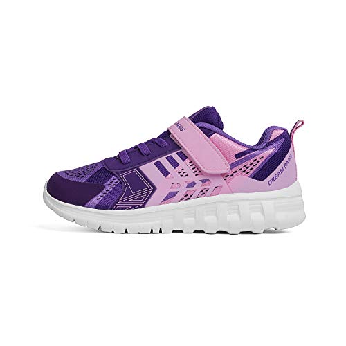 Dream Pairs Girls Kd18002K Lightweight Breathable Running Athletic Sneakers Shoes Pink Purple, Size 13 M Us Little Kid #TOP2