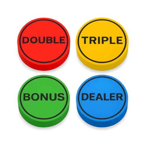 Mahjong Scoring Token Set - Kit de 4 piezas para Mahjong