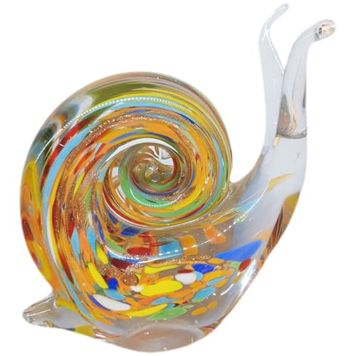 Statue d'escargot décorative en verre, idée cadeau originale pour la maison - 2