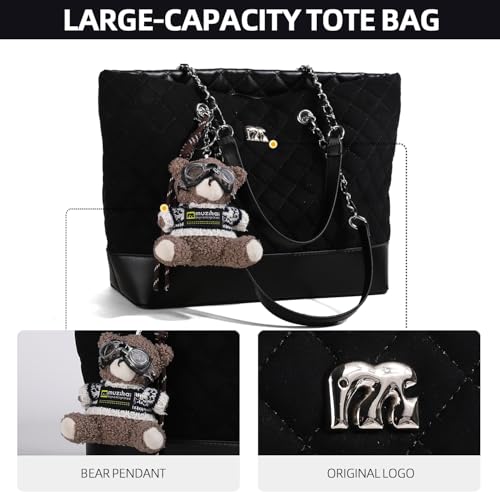 Bolso Tote Retro Grande de Capacidad para Mujer miniatura 6